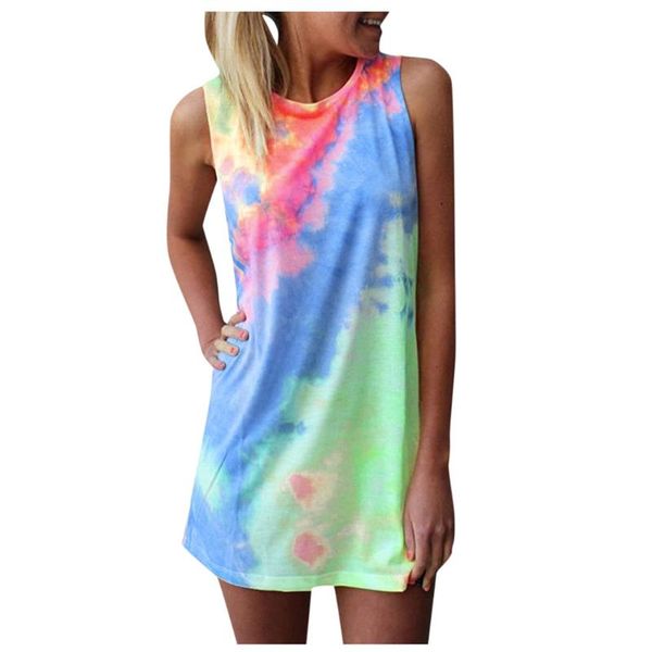 casual dresses #55 2021 summer dress women sleeveless rainbow printed glamorous mini tie dyeing graffiti beach vestido de mujer, Black;gray
casual dresses #55 2021 summer dress women sleeveless rainbow printed glamorous mini tie dyeing graffiti beach vestido de mujer, Black;gray