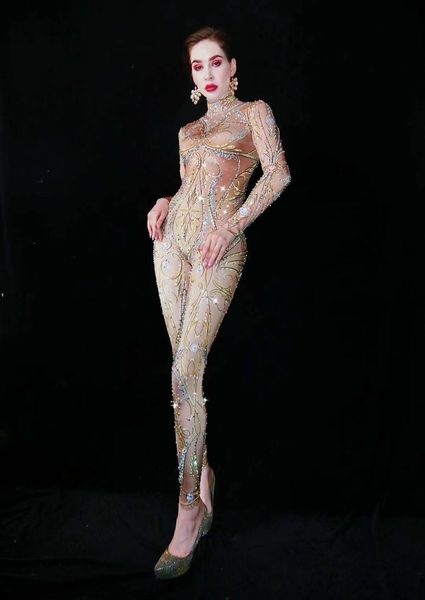 stage multi-color rhinestones nude spandex jumpsuit women singer bar leggings prom stage wear dancer birthday jumpsuit, Black;red
stage multi-color rhinestones nude spandex jumpsuit women singer bar leggings prom stage wear dancer birthday jumpsuit, Black;red