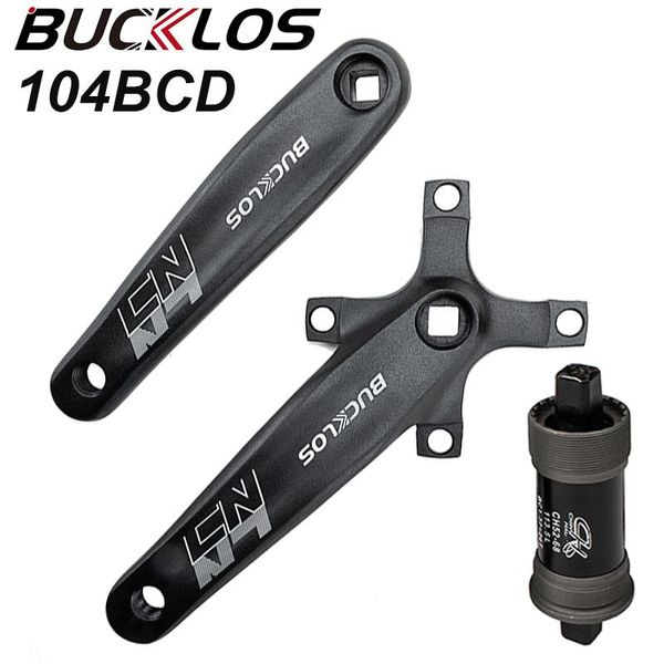 bike heels & chainwheels bucklos bicycle square hole crank 170mm 104bcd 2bearing bottom bracket fit single/double/triple crankset mtb p
bike heels & chainwheels bucklos bicycle square hole crank 170mm 104bcd 2bearing bottom bracket fit single/double/triple crankset mtb p