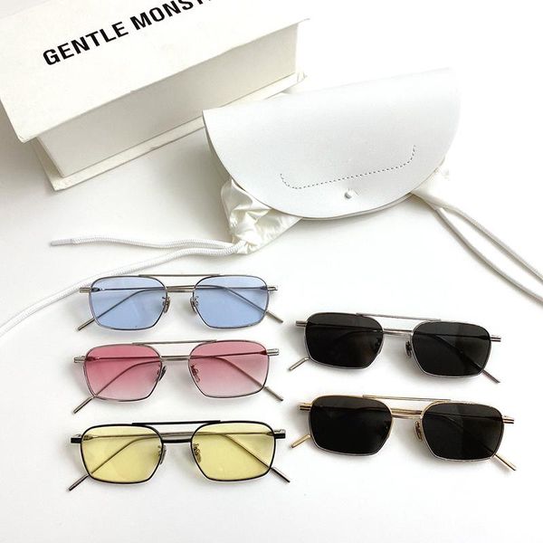 sunglasses 2021 fashion small face gm stainless steel square women men sun glasses gentle rave uv400, White;black
sunglasses 2021 fashion small face gm stainless steel square women men sun glasses gentle rave uv400, White;black