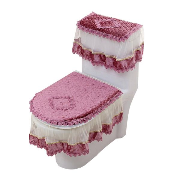toilet seat covers 3-piece european style plush bathroom decor tank cover cushion pads set (purple)
toilet seat covers 3-piece european style plush bathroom decor tank cover cushion pads set (purple)