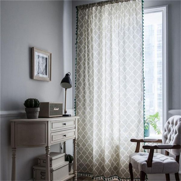 geometric printing tassel curtains living room kitchen curtains cotton linen semi-shading bay window home decoration
geometric printing tassel curtains living room kitchen curtains cotton linen semi-shading bay window home decoration