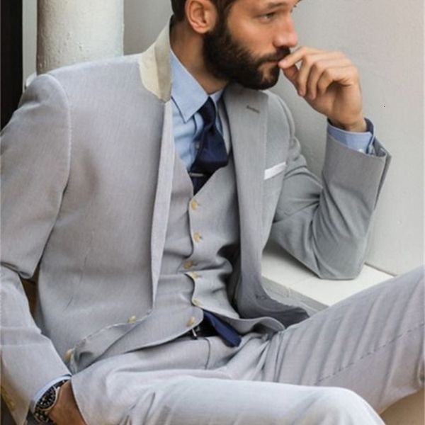 men's suits & blazers light gray male suits with lapels and two buttons, slim fit suit, tuxedo, custom-made, wedding (jacket + pants ve, White;black
men's suits & blazers light gray male suits with lapels and two buttons, slim fit suit, tuxedo, custom-made, wedding (jacket + pants ve, White;black