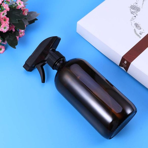 storage bottles & jars 500ml empty brown glass spray portable refillable container durable trigger sprayer for essential oils cleaning
storage bottles & jars 500ml empty brown glass spray portable refillable container durable trigger sprayer for essential oils cleaning