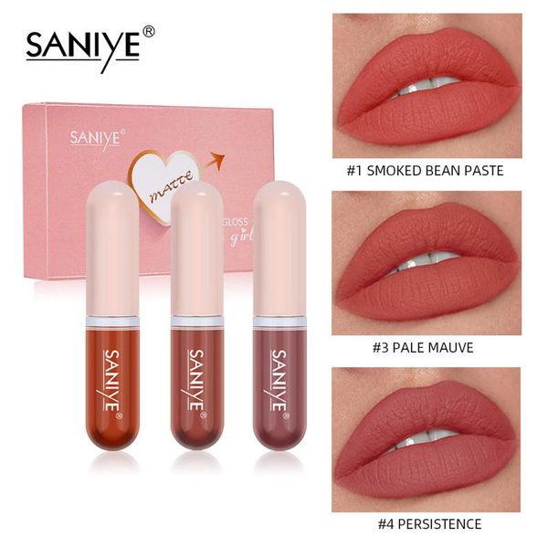 lip gloss 3pcs/set velvet matte glaze super moisturizing waterproof non-stick cup liquid lipstick women makeup tool
lip gloss 3pcs/set velvet matte glaze super moisturizing waterproof non-stick cup liquid lipstick women makeup tool