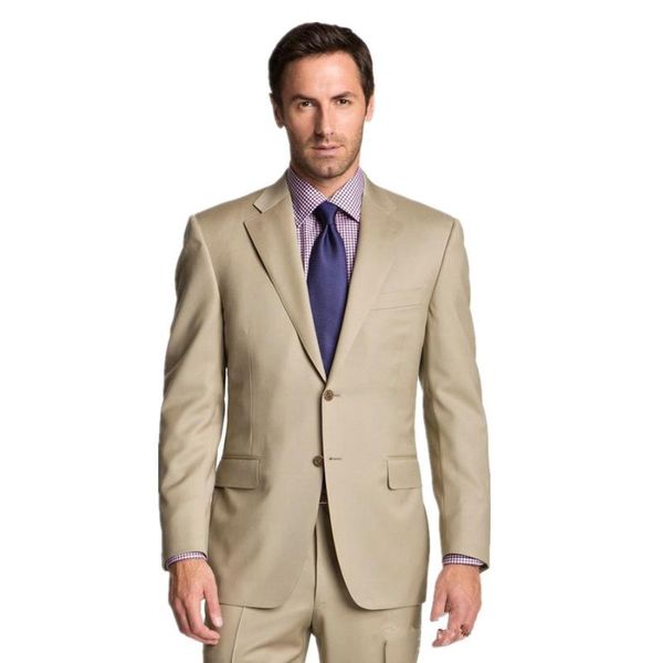 men's suits & blazers custom made arrival mens groomsmen notch lapel groom tuxedos khaki wedding man suit (jacket+pants) b669, White;black 
men's suits & blazers custom made arrival mens groomsmen notch lapel groom tuxedos khaki wedding man suit (jacket+pants) b669, White;black