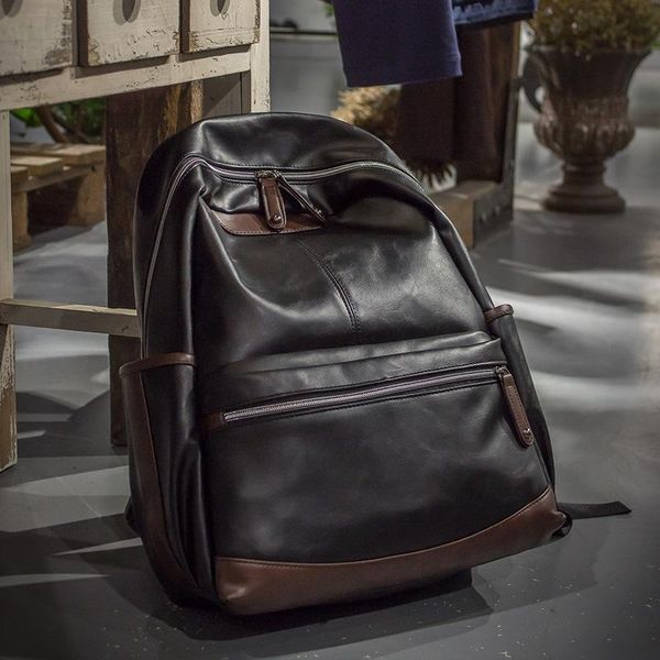 backpack pu men's casual college style fashion bag soft leather leisure travel computer
backpack pu men's casual college style fashion bag soft leather leisure travel computer