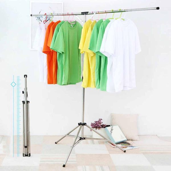 hangers & racks foldable clothes drying rack stainless steel standing hanger multifunctional indoor coat storage organizer shelf
hangers & racks foldable clothes drying rack stainless steel standing hanger multifunctional indoor coat storage organizer shelf