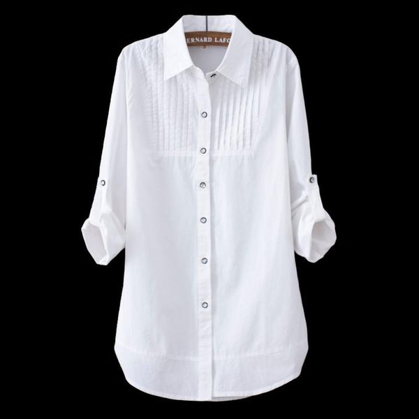 women's blouses & shirts work white office lady button 100% cotton spring summer women blouse long-sleeved slim casual
women's blouses & shirts work white office lady button 100% cotton spring summer women blouse long-sleeved slim casual