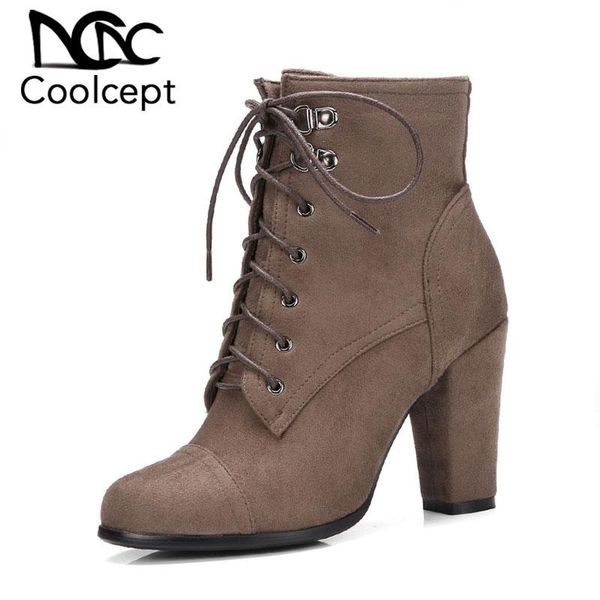 boots coolcept large size 34-43 vintage spike high heels ankle woman fashion party women's shoes female booties footwear, Black
boots coolcept large size 34-43 vintage spike high heels ankle woman fashion party women's shoes female booties footwear, Black
