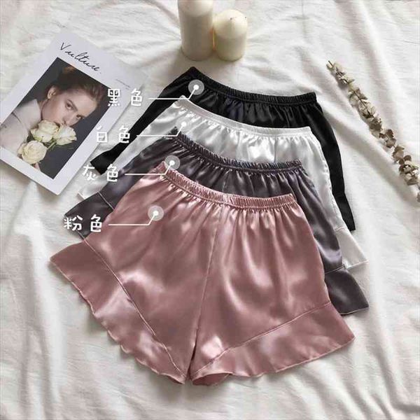 summer anti exposed thin women short section imitation satin insurance bottoming gd400, White;black
summer anti exposed thin women short section imitation satin insurance bottoming gd400, White;black