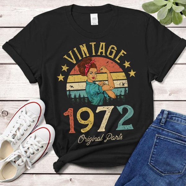 women's t-shirt vintage 1972 quarantine edition tshirt rosie women 49 year old 49th birthday gift mom wife daughter clothing retro tee, White
women's t-shirt vintage 1972 quarantine edition tshirt rosie women 49 year old 49th birthday gift mom wife daughter clothing retro tee, White