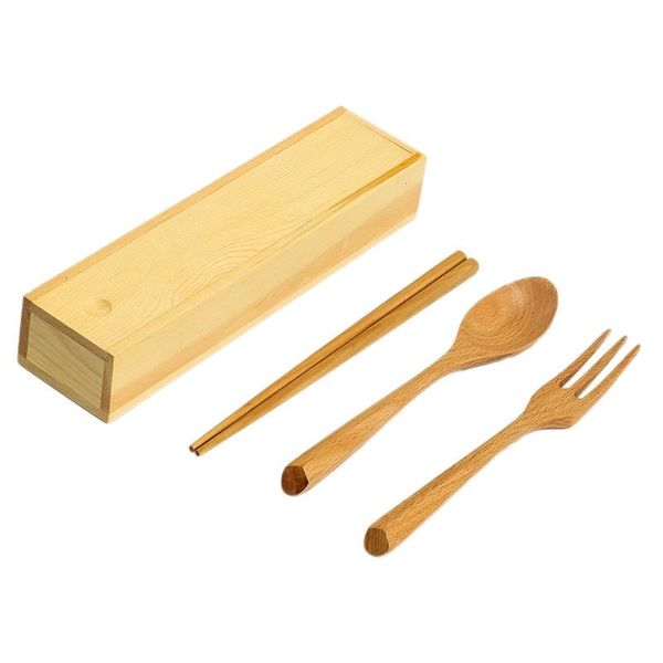 reusable wooden cutlery set portable tableware wooden fork spoon chopsticks set with cutlery box
reusable wooden cutlery set portable tableware wooden fork spoon chopsticks set with cutlery box