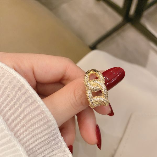 wholesale gold-plated inlaid zircon ring ins style super fairy net red wind temperament simple graceful no. 6, Silver
wholesale gold-plated inlaid zircon ring ins style super fairy net red wind temperament simple graceful no. 6, Silver