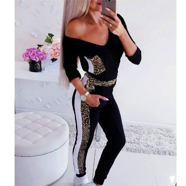 women's jumpsuits & rompers women long sleeve leopard stretch romper bodycon jumpsuit 2021 autumn fashion streetwear overalls, Black;white
women's jumpsuits & rompers women long sleeve leopard stretch romper bodycon jumpsuit 2021 autumn fashion streetwear overalls, Black;white