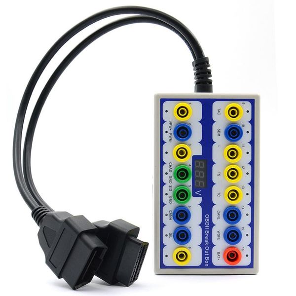 diagnostic tools obd 2 repair manual connector time saving detector tester car cable line breakout box auto quick switching 
diagnostic tools obd 2 repair manual connector time saving detector tester car cable line breakout box auto quick switching