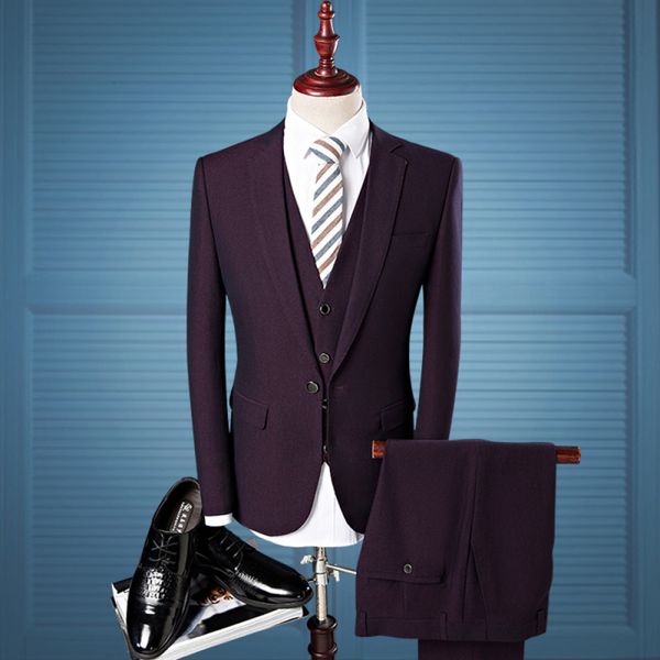 fashion boutique social color suit slim fit men's official business workwear 3 pieces set (jacket pants + vest ) xp1f, White;black
fashion boutique social color suit slim fit men's official business workwear 3 pieces set (jacket pants + vest ) xp1f, White;black