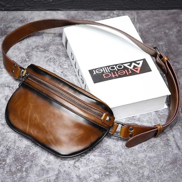 2021 new retro simple soft leather men's and women's chest bag leisure multifunctional men's waist bag leisure messenger
2021 new retro simple soft leather men's and women's chest bag leisure multifunctional men's waist bag leisure messenger