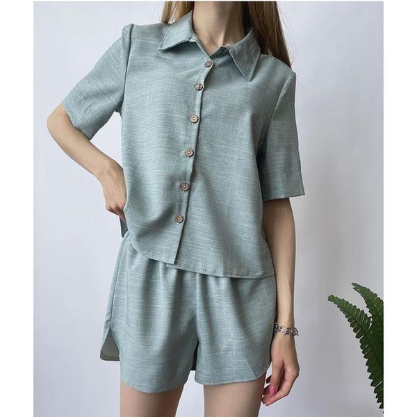 women's tracksuits zoepo summer loose suits women fashion single breasted suit elegant casual elastic waist shorts female ladies, Gray
women's tracksuits zoepo summer loose suits women fashion single breasted suit elegant casual elastic waist shorts female ladies, Gray