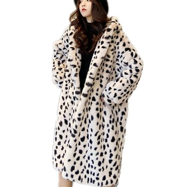 women's fur & faux luxurious leopard print coat mid-length female 2021 winter korean loose over-the-knee plush overcoat 31, Black
women's fur & faux luxurious leopard print coat mid-length female 2021 winter korean loose over-the-knee plush overcoat 31, Black