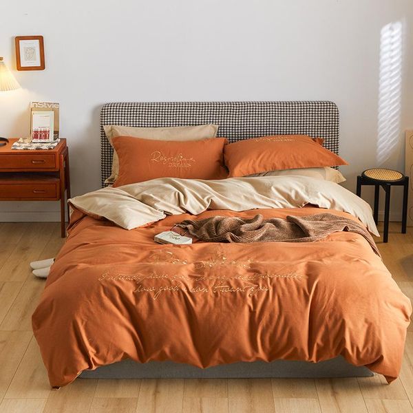 bedding sets warming pure cotton brushed set duvet cover a/b double-sided pattern simplicity bed sheet quilt pillowcase
bedding sets warming pure cotton brushed set duvet cover a/b double-sided pattern simplicity bed sheet quilt pillowcase