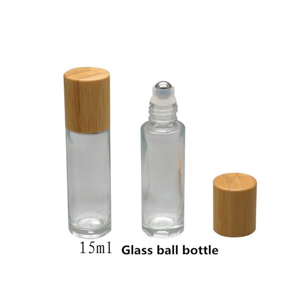 storage bottles & jars 15ml roller glass refillable bottle, stainless steel ball bottle with bamboo cover
storage bottles & jars 15ml roller glass refillable bottle, stainless steel ball bottle with bamboo cover