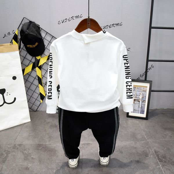 t-shirt 2020 spring and autumn boys' long sleeve children's letter printed baby's foreign style fashion d1, Black;white
t-shirt 2020 spring and autumn boys' long sleeve children's letter printed baby's foreign style fashion d1, Black;white
