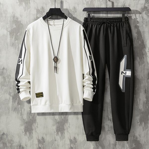 sports leisure suit 2021 spring autumn new trend loose long sved sweater with handsome men's wear, Gray
sports leisure suit 2021 spring autumn new trend loose long sved sweater with handsome men's wear, Gray