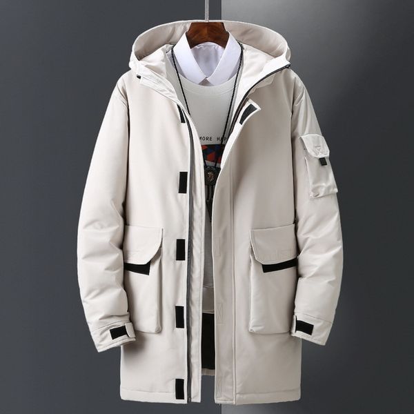 Down et 2021 popular tooling medium winter long coat new Korean trendy men's wear, Black
Down et 2021 popular tooling medium winter long coat new Korean trendy men's wear, Black
