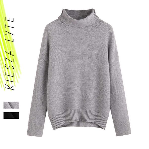 women woolen sweater turn down collar loose long sleeve pullover knitwear autumn outfit 210608, White;black
women woolen sweater turn down collar loose long sleeve pullover knitwear autumn outfit 210608, White;black