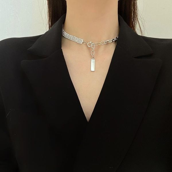 hip-hop personality asymmetry patchwork necklace temperament shiny choker ins wind cool street snap clavicular chain, Golden;silver
hip-hop personality asymmetry patchwork necklace temperament shiny choker ins wind cool street snap clavicular chain, Golden;silver