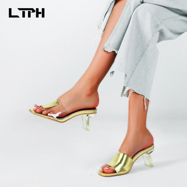 dress shoes lpth high-heeled sandals ladies 2021 summer translucent color-matched crystal shaped heel plus size women's, Black
dress shoes lpth high-heeled sandals ladies 2021 summer translucent color-matched crystal shaped heel plus size women's, Black