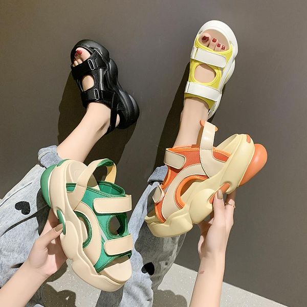 dress shoes large size 35-40 ladies sandals summer fashion all-match thick-soled casual sports, Black
dress shoes large size 35-40 ladies sandals summer fashion all-match thick-soled casual sports, Black