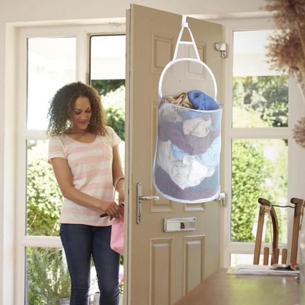 storage boxes & bins mesh bag foldable laundry pouch hanging basket household clothes care accessories toy
storage boxes & bins mesh bag foldable laundry pouch hanging basket household clothes care accessories toy