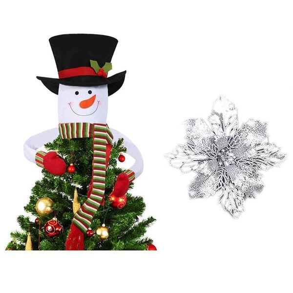 christmas decorations 20pcs artificial flowers glitter fake with tree er, scarf snowman hat hugger(large)
christmas decorations 20pcs artificial flowers glitter fake with tree er, scarf snowman hat hugger(large)