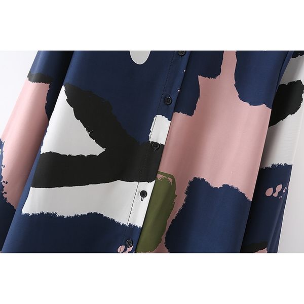 new ies 2021 spring abstract printing women's big-size shirts long tie dye blouses 6bhn, White;black
new ies 2021 spring abstract printing women's big-size shirts long tie dye blouses 6bhn, White;black
