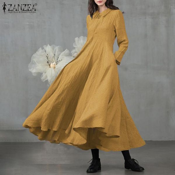 casual dresses stylish solid shirt dress women's spring sundress zanzea 2021 button maxi vestidos female lapelcotton robe oversized 5xl, Black;gray
casual dresses stylish solid shirt dress women's spring sundress zanzea 2021 button maxi vestidos female lapelcotton robe oversized 5xl, Black;gray