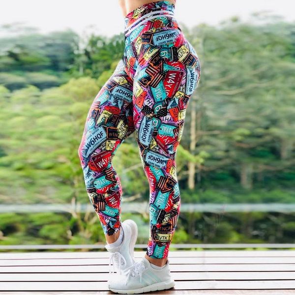 women's leggings high waist seamless digital print elastic slim fit fitness running gym pants, Black
women's leggings high waist seamless digital print elastic slim fit fitness running gym pants, Black