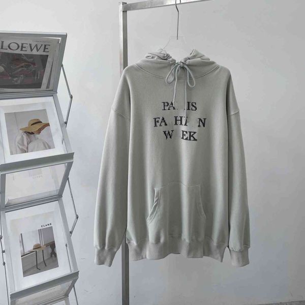 2021 early autumn new milk tea grey mosaic letter printing loose hooded sweater for men and women, Black
2021 early autumn new milk tea grey mosaic letter printing loose hooded sweater for men and women, Black
