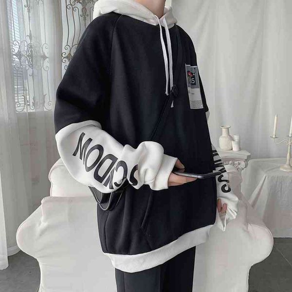 harajuku men turtleneck 2020 mens color bock streetwear sweatshirts male korean fashion hip hop loose hoodi, Black
harajuku men turtleneck 2020 mens color bock streetwear sweatshirts male korean fashion hip hop loose hoodi, Black