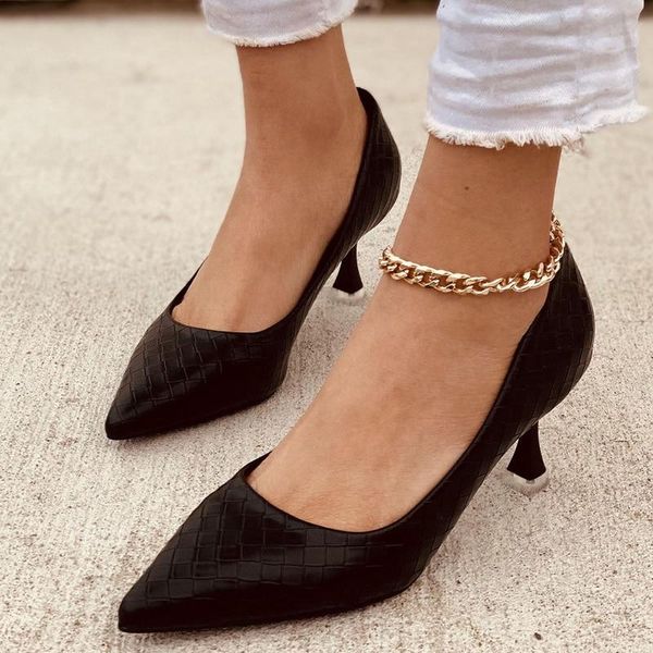 2021 spring new fashion woman pointed toe cat heels pumps women shoes v shape slip on high heels soft lazy shoes, Black
2021 spring new fashion woman pointed toe cat heels pumps women shoes v shape slip on high heels soft lazy shoes, Black