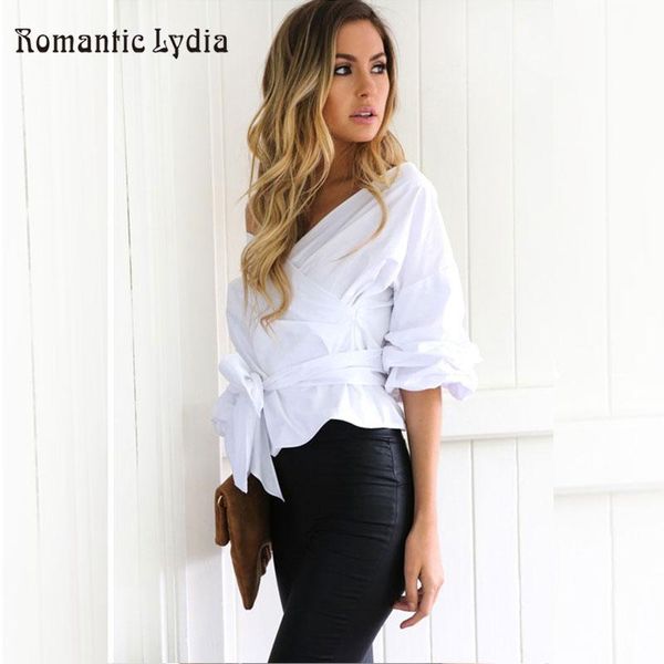 women's blouses & shirts 2021 casual off shoulder women summer puff sleeve lady v neck beach blouse with sashes, White
women's blouses & shirts 2021 casual off shoulder women summer puff sleeve lady v neck beach blouse with sashes, White