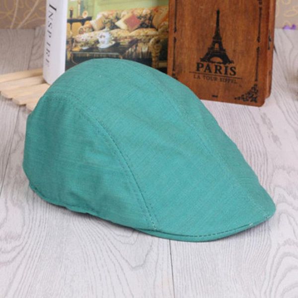 berets spring and summer thin bailey hat men's women's british cotton fashion simple leisure forward versatile cap, Blue;gray
berets spring and summer thin bailey hat men's women's british cotton fashion simple leisure forward versatile cap, Blue;gray