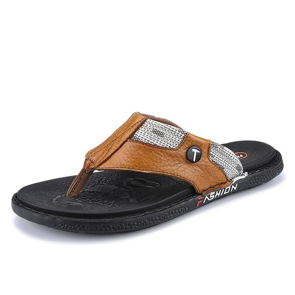 slippers leather mens casual shoes summer beach man flat comfy outdoor water male swimming footwear sneakers size 38-47, Black
slippers leather mens casual shoes summer beach man flat comfy outdoor water male swimming footwear sneakers size 38-47, Black