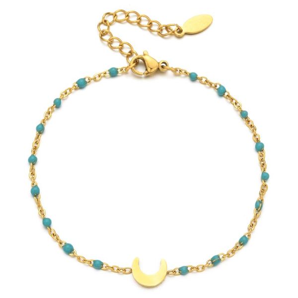 charm bracelets zmzy fashion boho style cute girlfriend stainless steel moon bracelet women female birthday gift, Golden;silver
charm bracelets zmzy fashion boho style cute girlfriend stainless steel moon bracelet women female birthday gift, Golden;silver