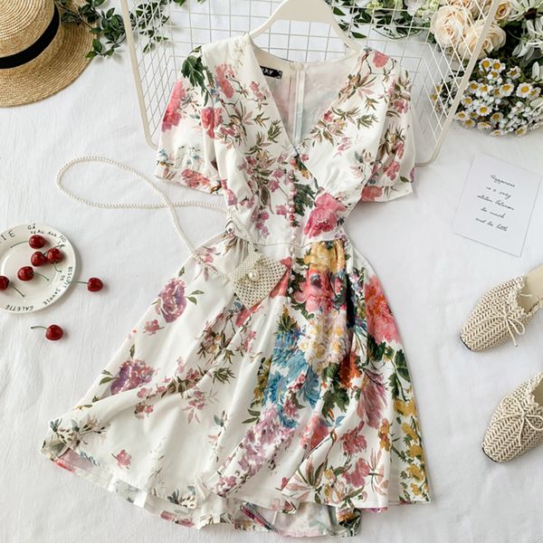 2021 runway designer summer bohemian single breasted print boho chic short sleeve a-line beach party mini vestidos jus0, Black;gray
2021 runway designer summer bohemian single breasted print boho chic short sleeve a-line beach party mini vestidos jus0, Black;gray