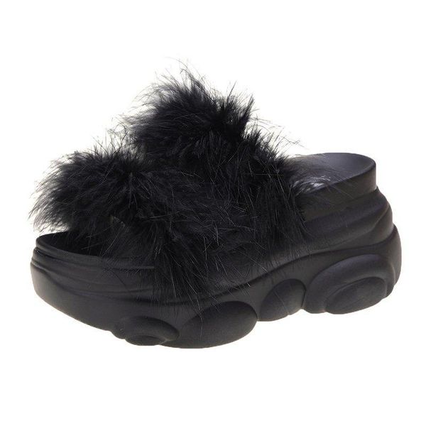 slippers 2021 summer ladies all-match classic thick-soled fashion trifle-bottom cute furry sandals, Black
slippers 2021 summer ladies all-match classic thick-soled fashion trifle-bottom cute furry sandals, Black