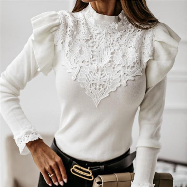 men's dress shirts women autumn solid lace patchwork blouse shirt office ladies long butterfly sleeve o neck slim warm, White;black
men's dress shirts women autumn solid lace patchwork blouse shirt office ladies long butterfly sleeve o neck slim warm, White;black