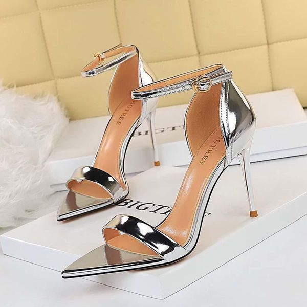 dress shoes female fashion a stiletto sandals summer banquet peep-toe pointed with word show thin, Black
dress shoes female fashion a stiletto sandals summer banquet peep-toe pointed with word show thin, Black