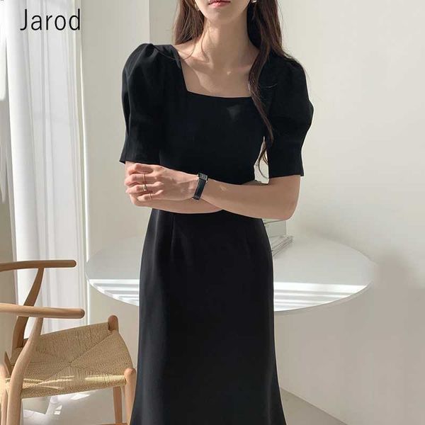 korean spring temperament elegant square collar puff short sleeve dress women high waist office ol slim vestido robe 210526, Black;gray
korean spring temperament elegant square collar puff short sleeve dress women high waist office ol slim vestido robe 210526, Black;gray